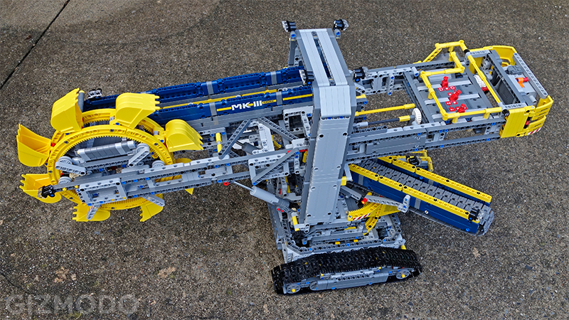 Twenty hours of building later, the Lego Bucket Wheel Excavator.